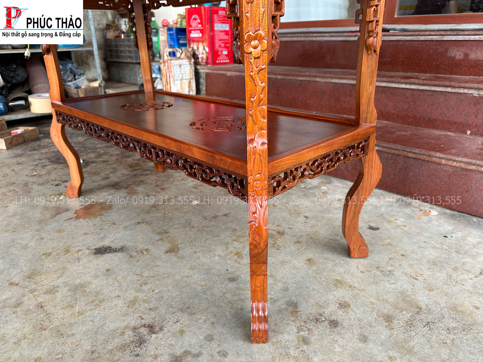 Thông tin kích thước bàn bày đồ chữ thọ