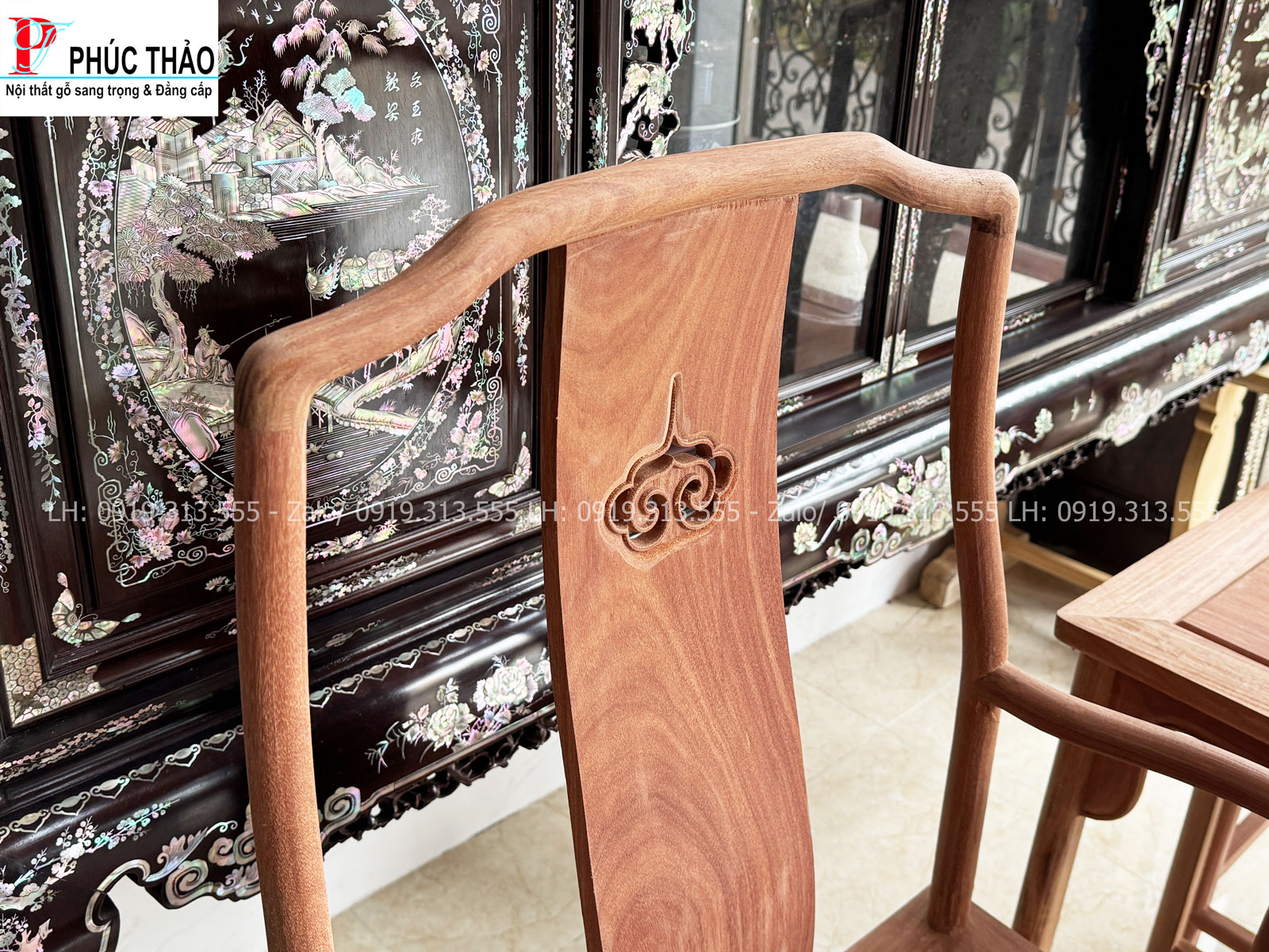  Bộ bàn trà gỗ gõ – tạo chiều sâu thẩm mỹ cho từng không gian