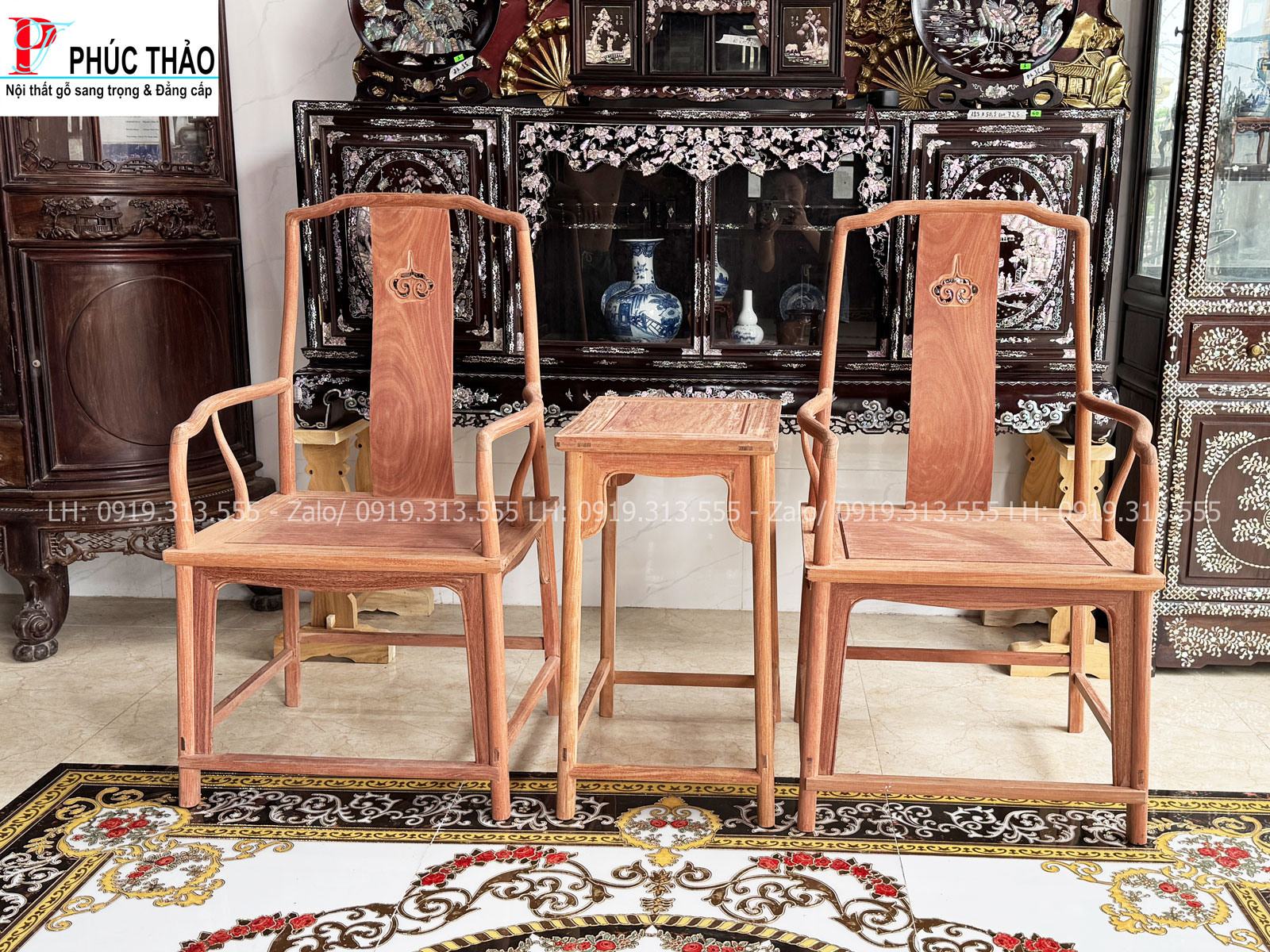 Thông tin kích thước bàn trà ghế chữ A