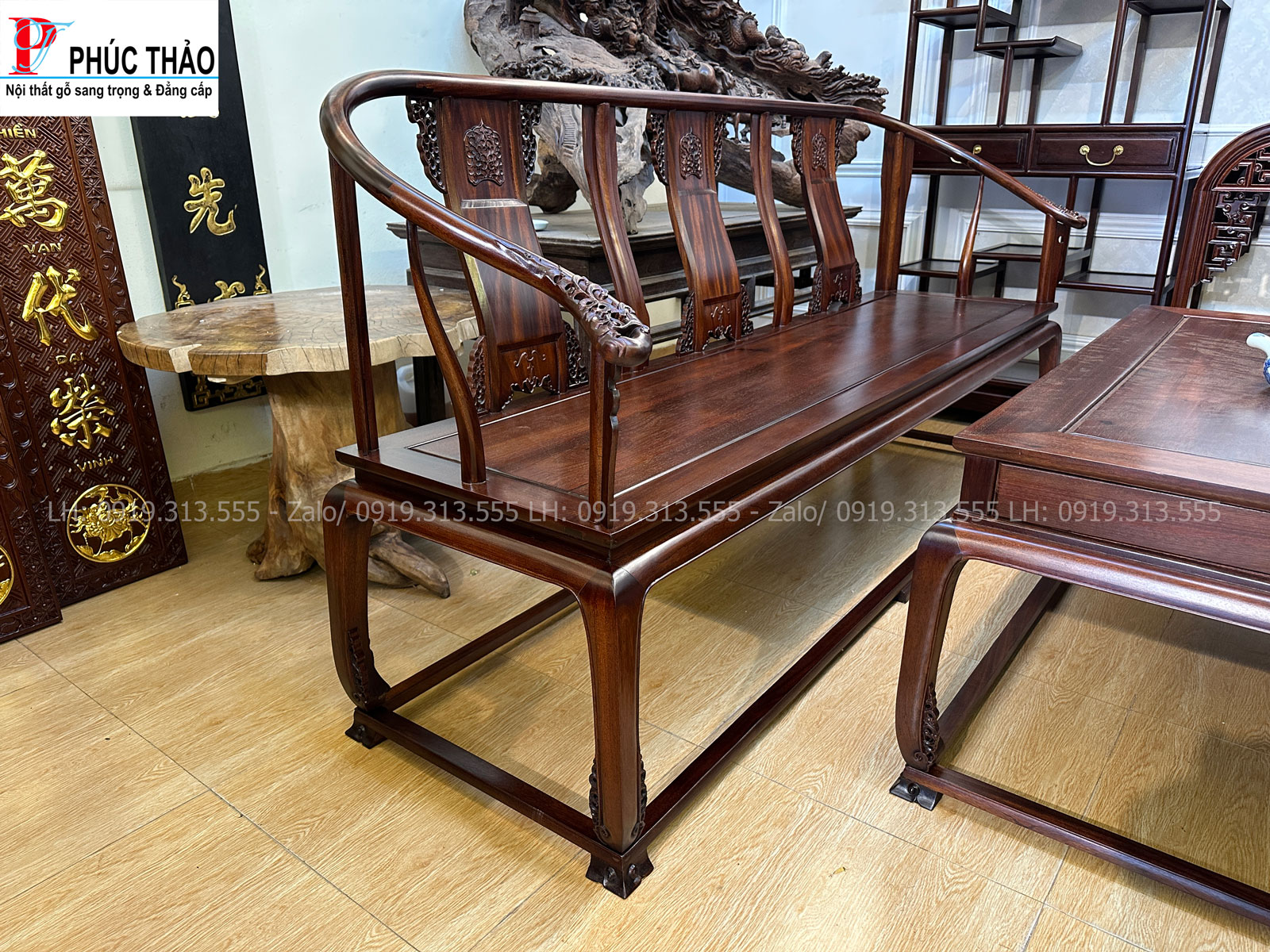 Thông tin kích thước bàn ghế minh đế gỗ