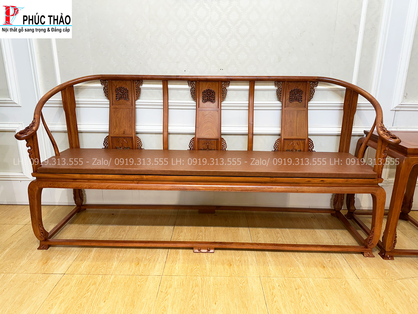 Thông tin kích thước bàn ghế minh đế gỗ hương