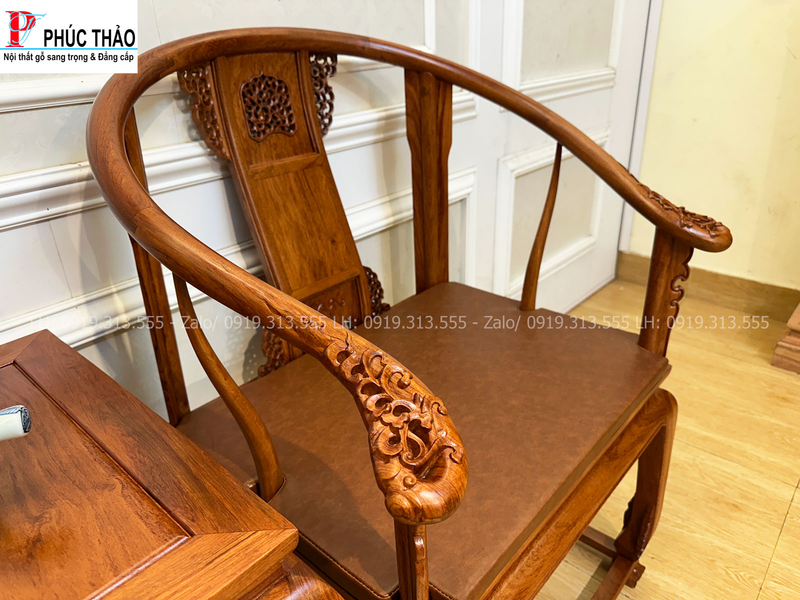 Thông tin bộ bàn ghế minh đế gỗ hương