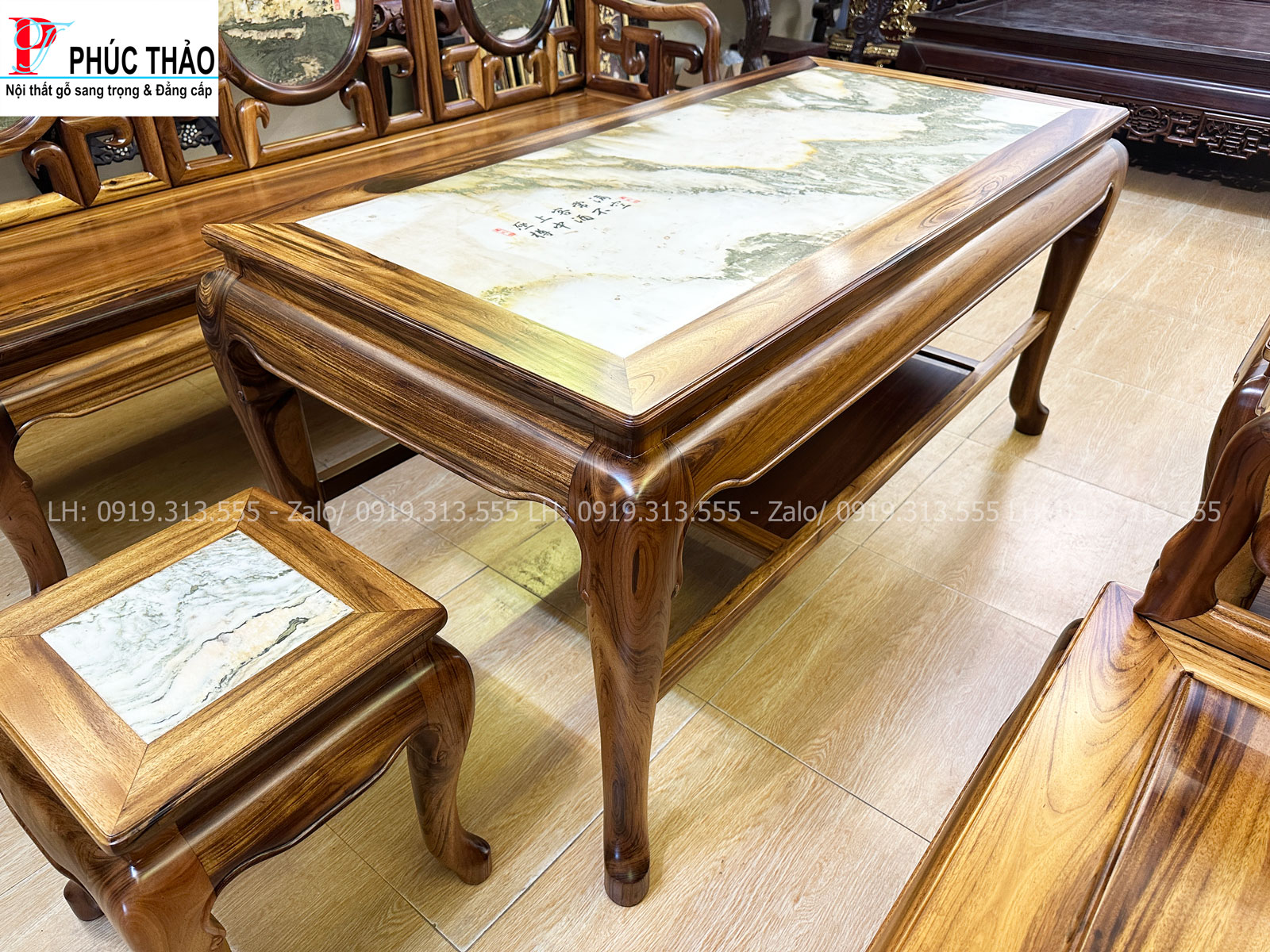 Bàn ghế móc mỏ - gỗ gụ ta quý hiếm tôn lên đẳng cấp