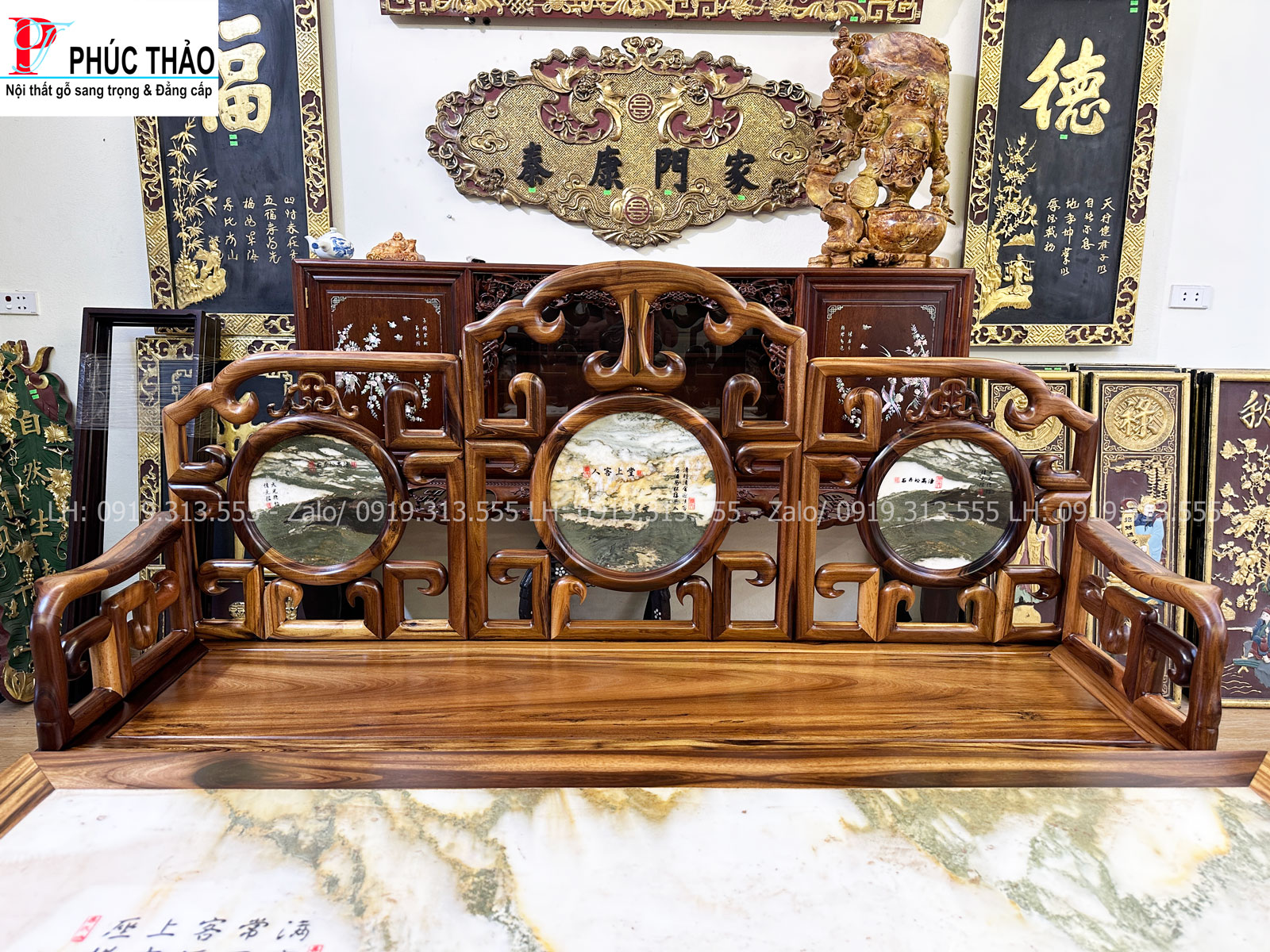 Thông tin kích thước bàn ghế móc gụ Quảng Bình