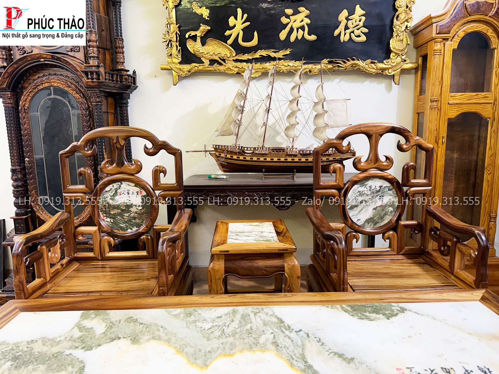 Mua bàn ghế móc mỏ tại Đồ Gỗ Phúc Thảo