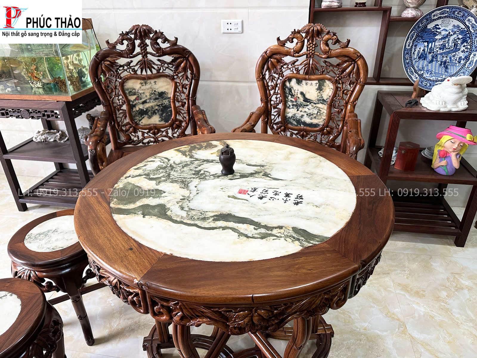 Thông tin kích thước bàn ghế trúc kép