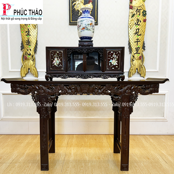 Bàn Trung Đường Chạm Dơi Thọ