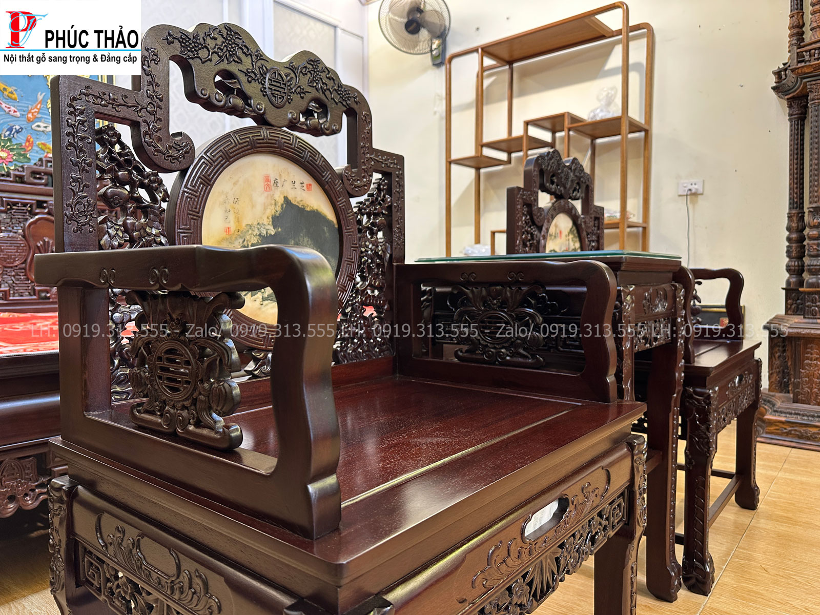 Bộ bàn trà ghế vách – Điểm nhấn cho không gian thưởng trà