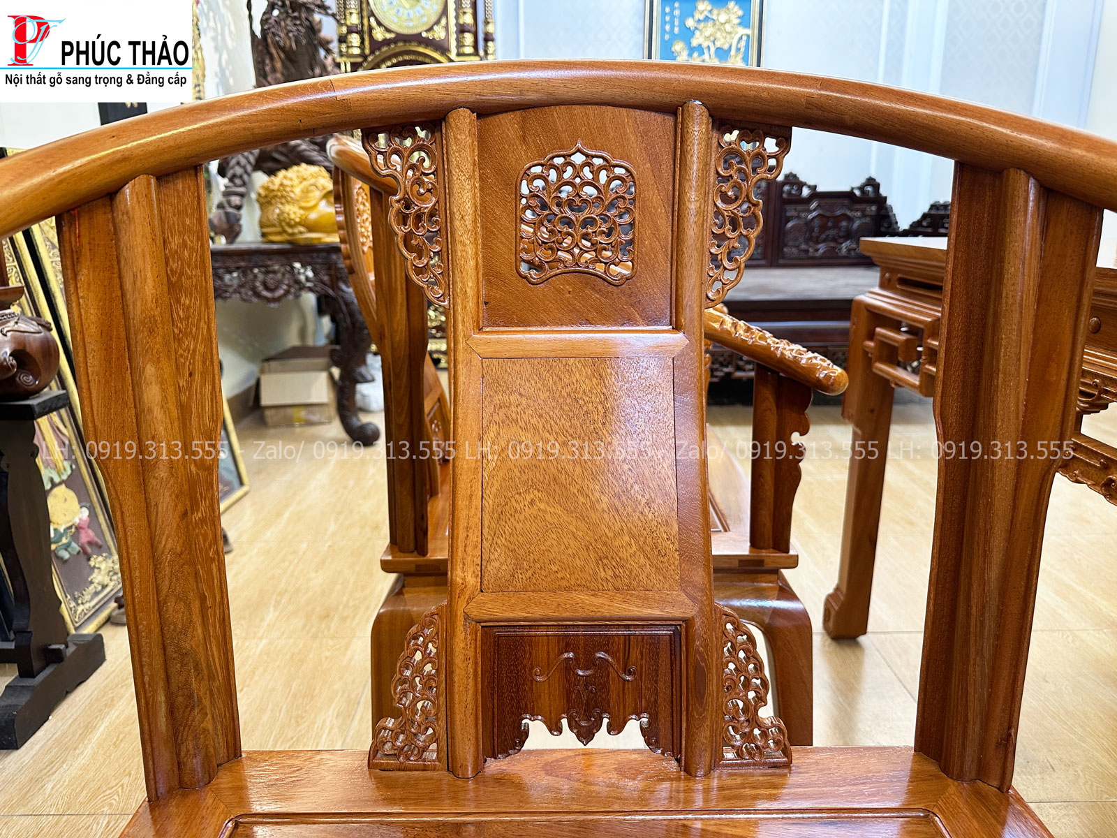 Công năng và giá trị phong thủy của bộ bàn trà ghế minh gỗ gõ