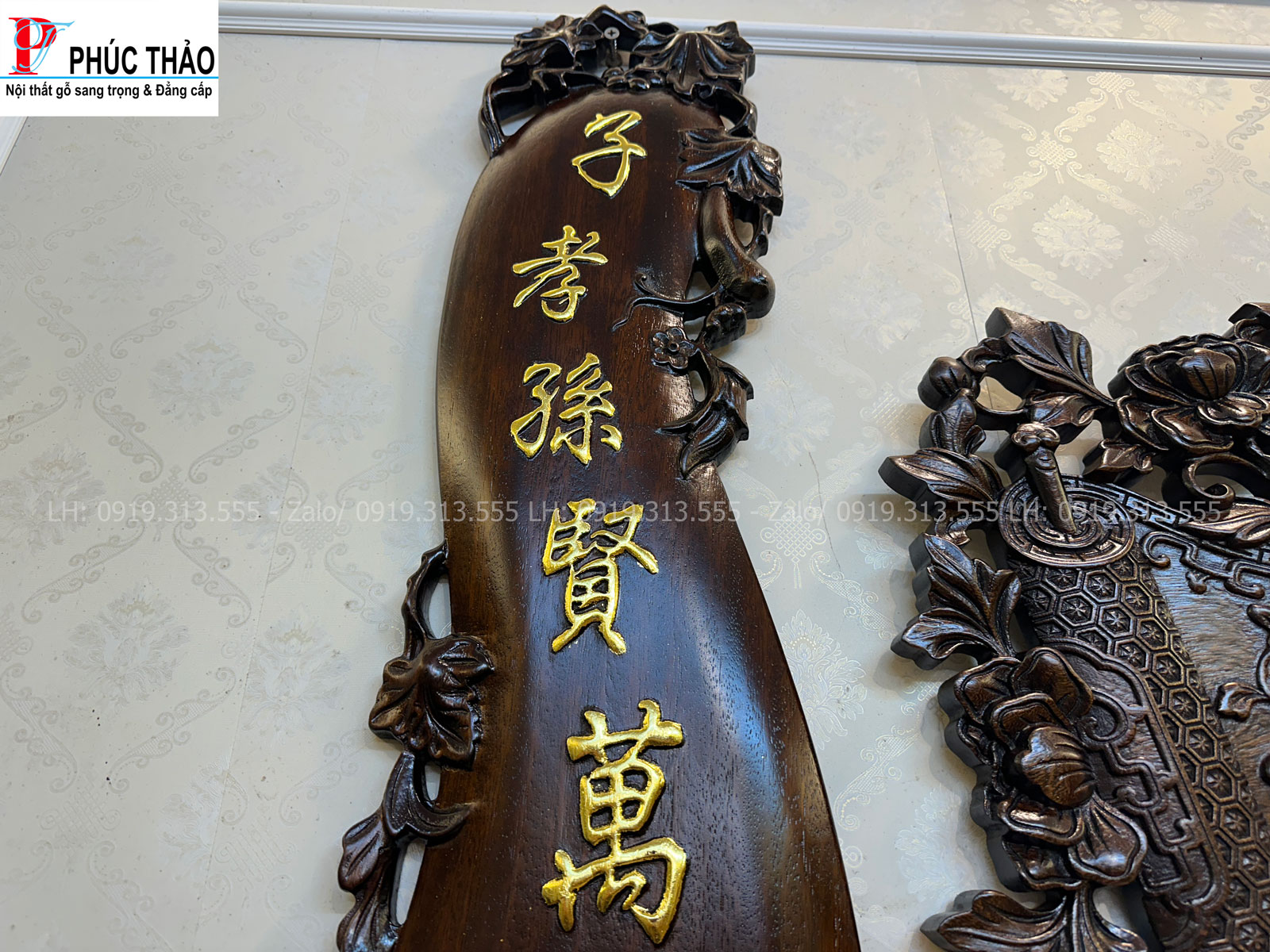 Tranh chữ Phúc thu hút phúc khí ,mang lại may mắn và bình an