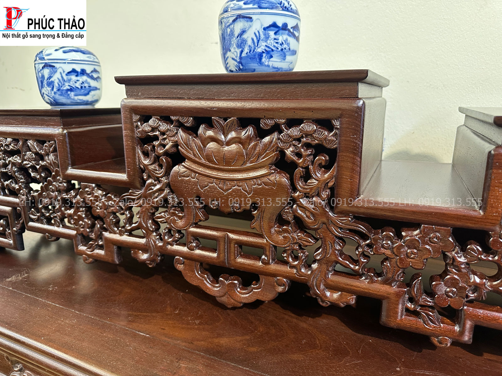 Tam cấp chạm mai trong việc nâng tầm giá trị vật phẩm trưng bày