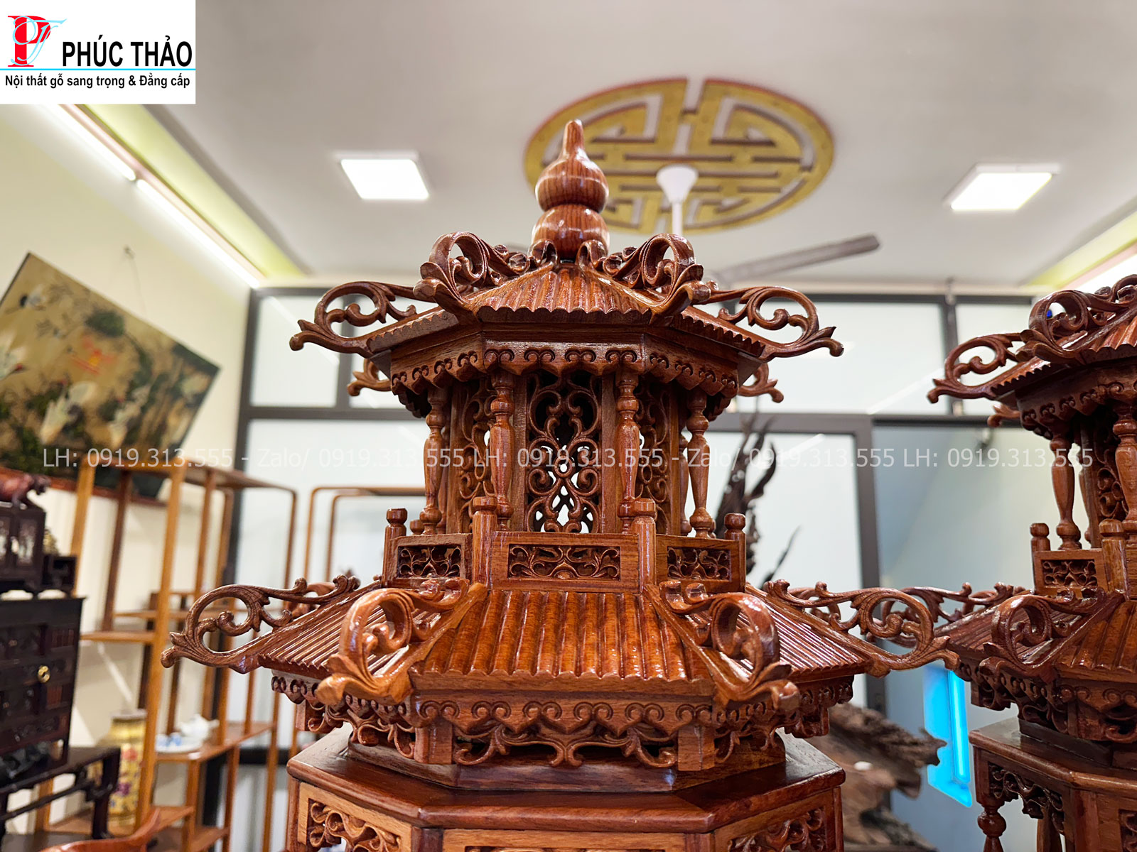 Lý do nên chọn mua lồng đèn hình tháp tại Đồ Gỗ Phúc Thảo