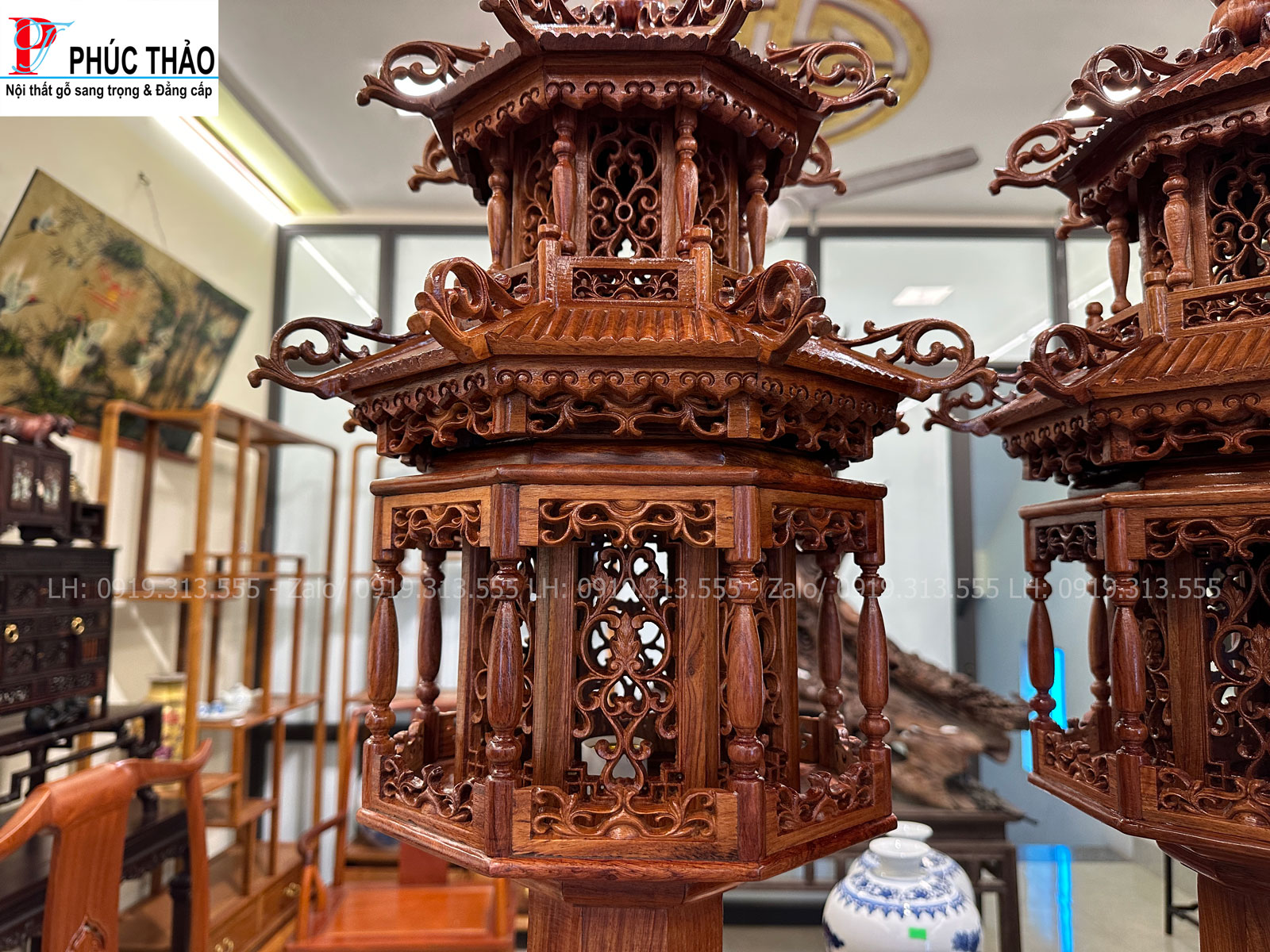 Lý do nên chọn mua lồng đèn hình tháp tại Đồ Gỗ Phúc Thảo