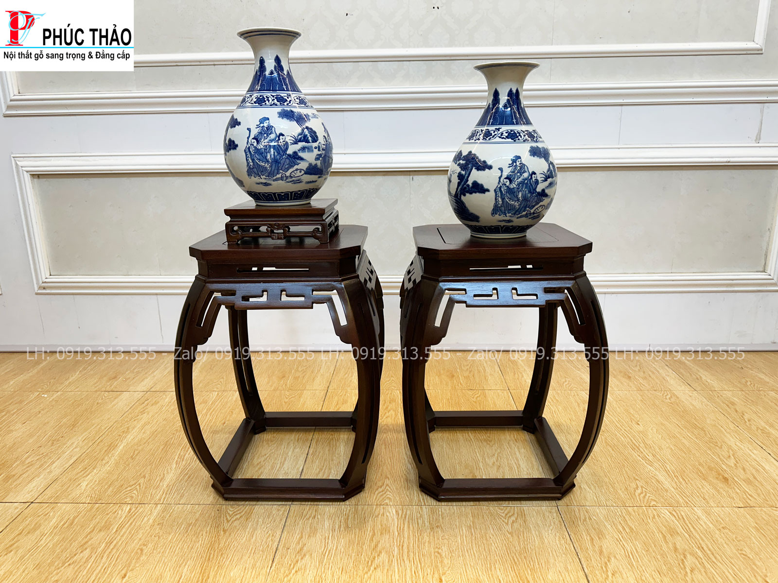 đôn bày đồ lục giác