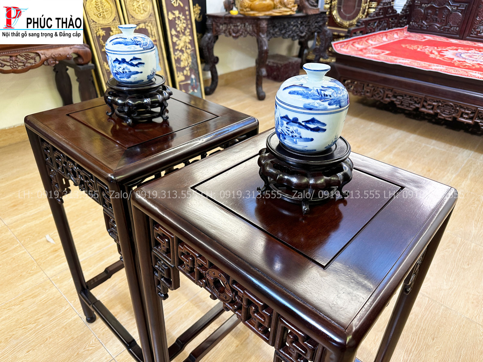 Thông tin đôn bày đồ chạm đồng tiền gỗ gụ Thông tin đôn bày đồ chạm đồng tiền gỗ gụ