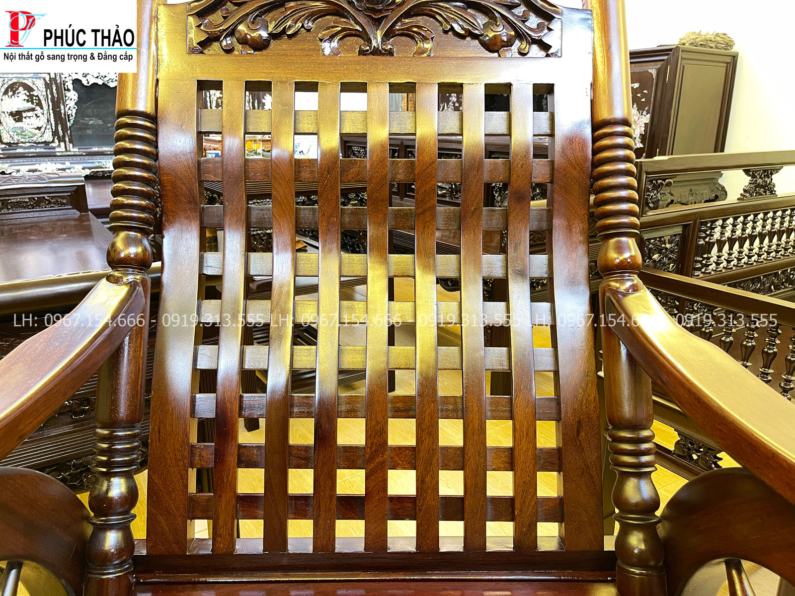 Đồ gỗ Phúc Thảo – cơ sở cung cấp ghế bập bênh gỗ gụ