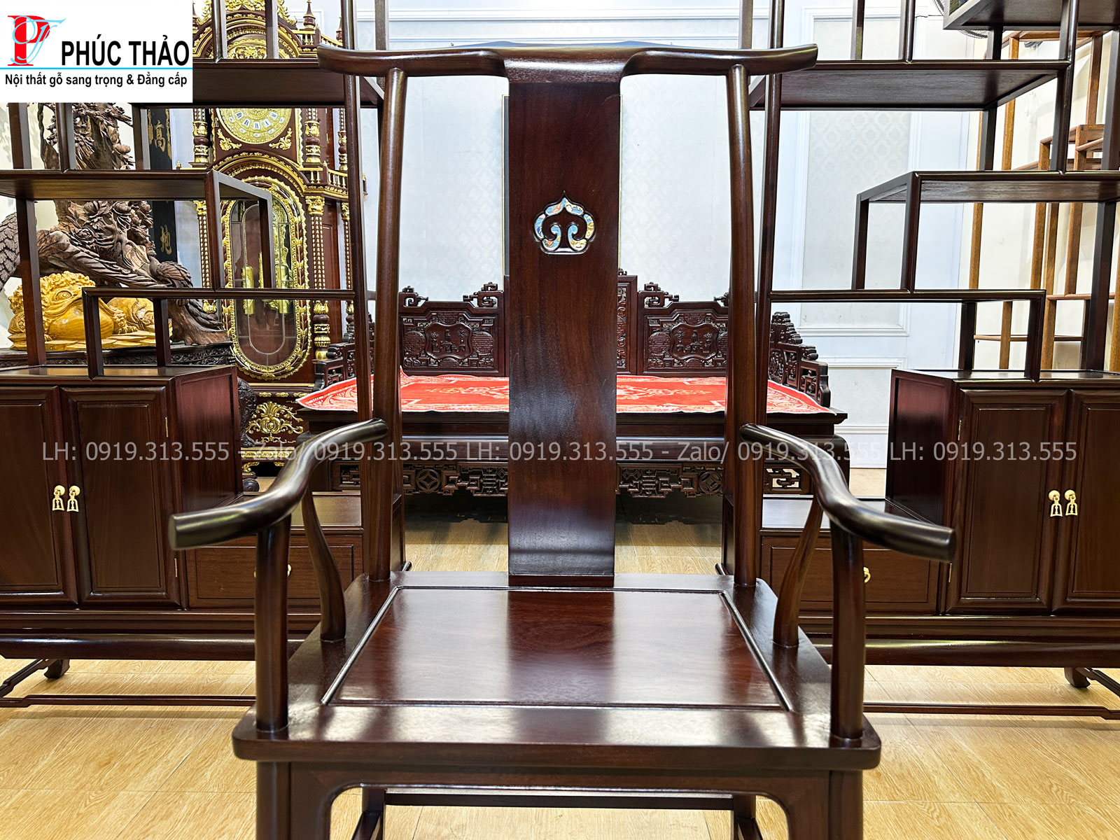 Giá trị phong thủy và biểu tượng quyền lực của ghế tai quan