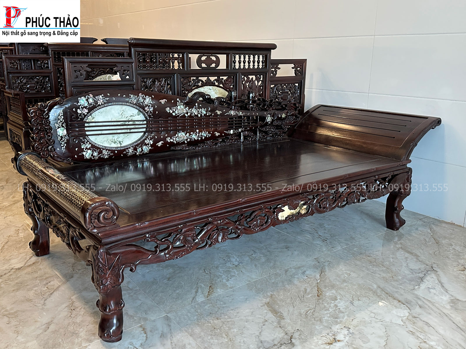 Thông tin kích thước giường phương lười cây đàn