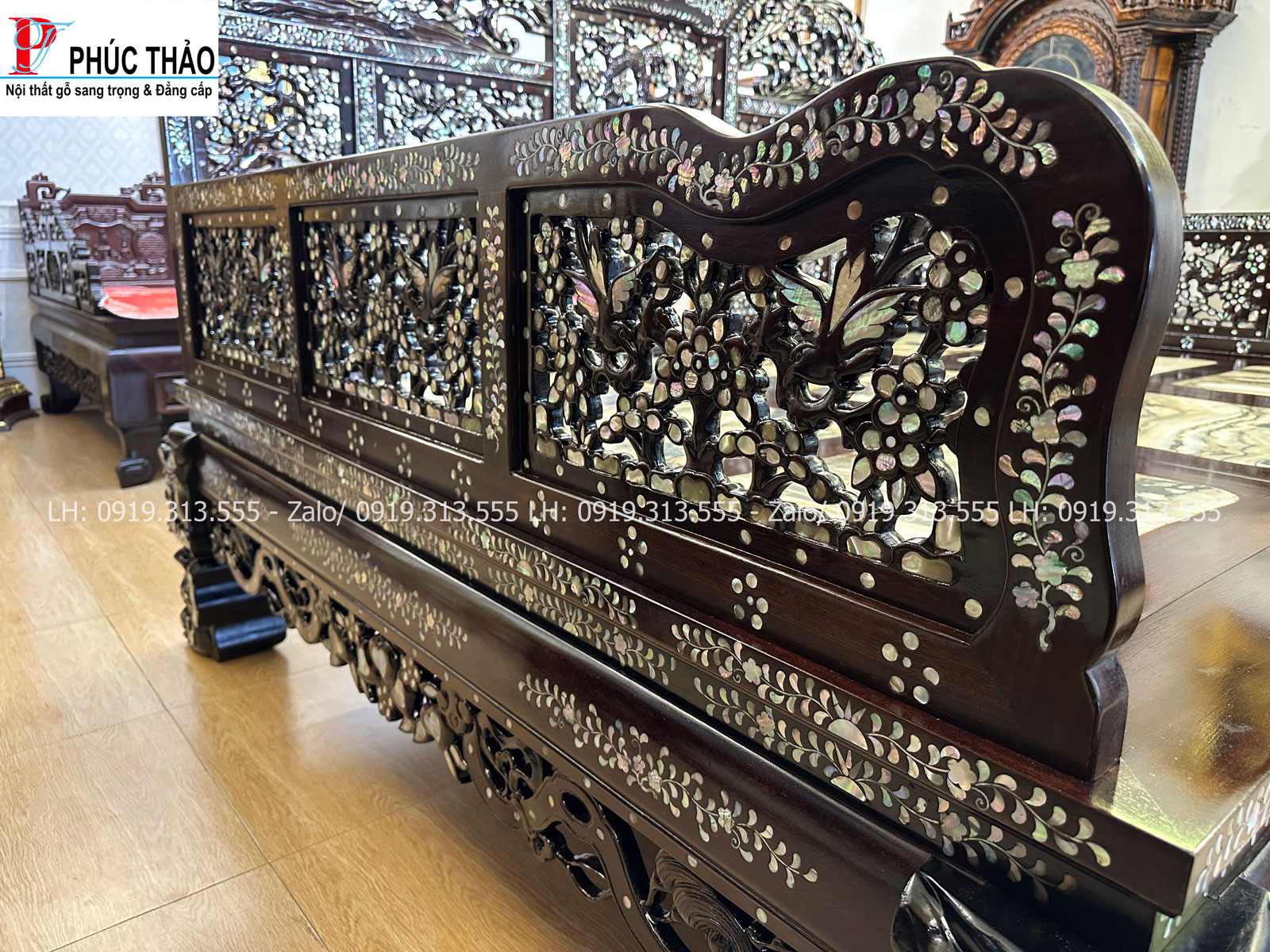 Giá trị thẩm mỹ và phong thủy trê từng chi tiết cẩn ốc