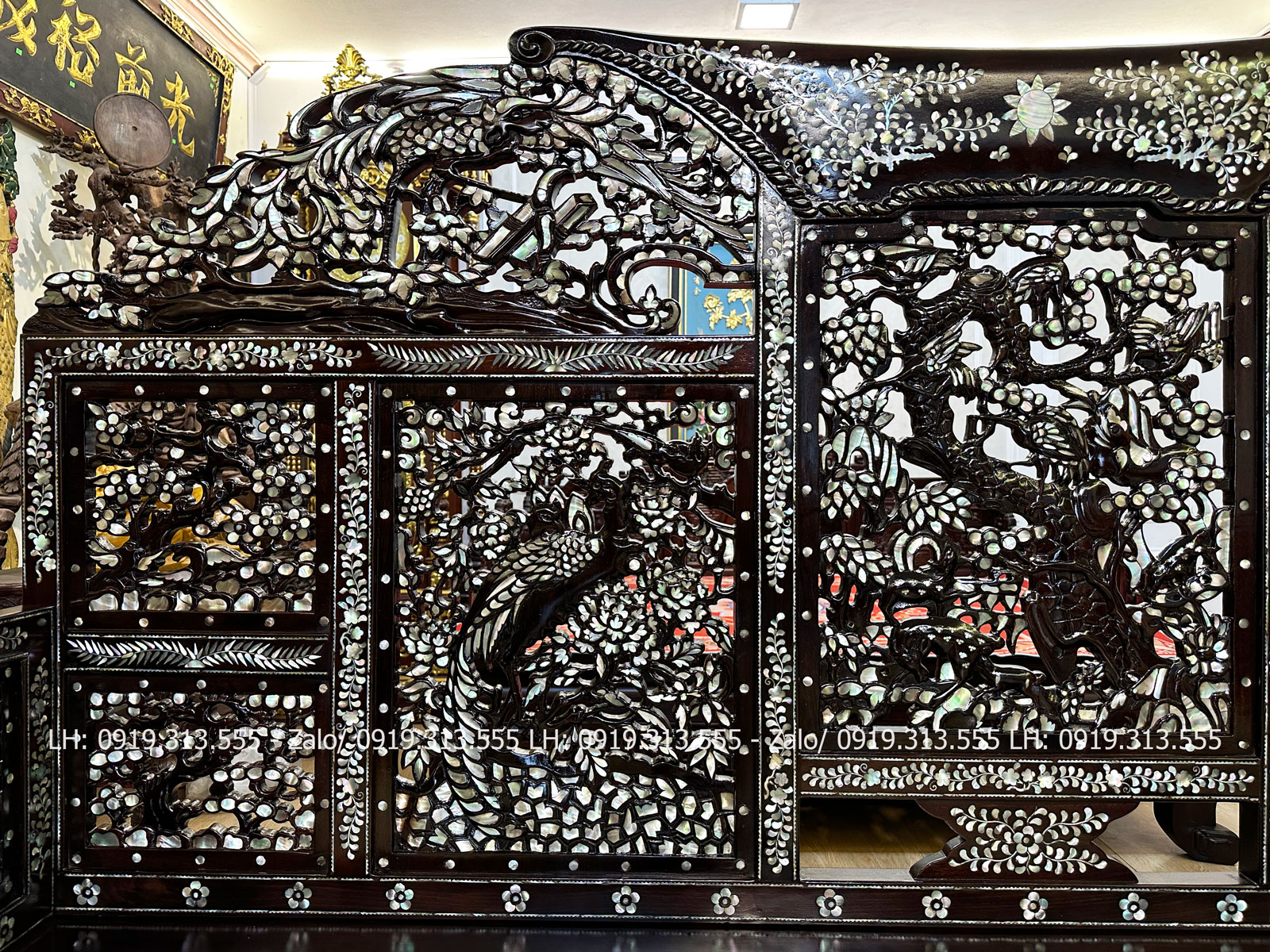 Giá trị thẩm mỹ và phong thủy trê từng chi tiết cẩn ốc