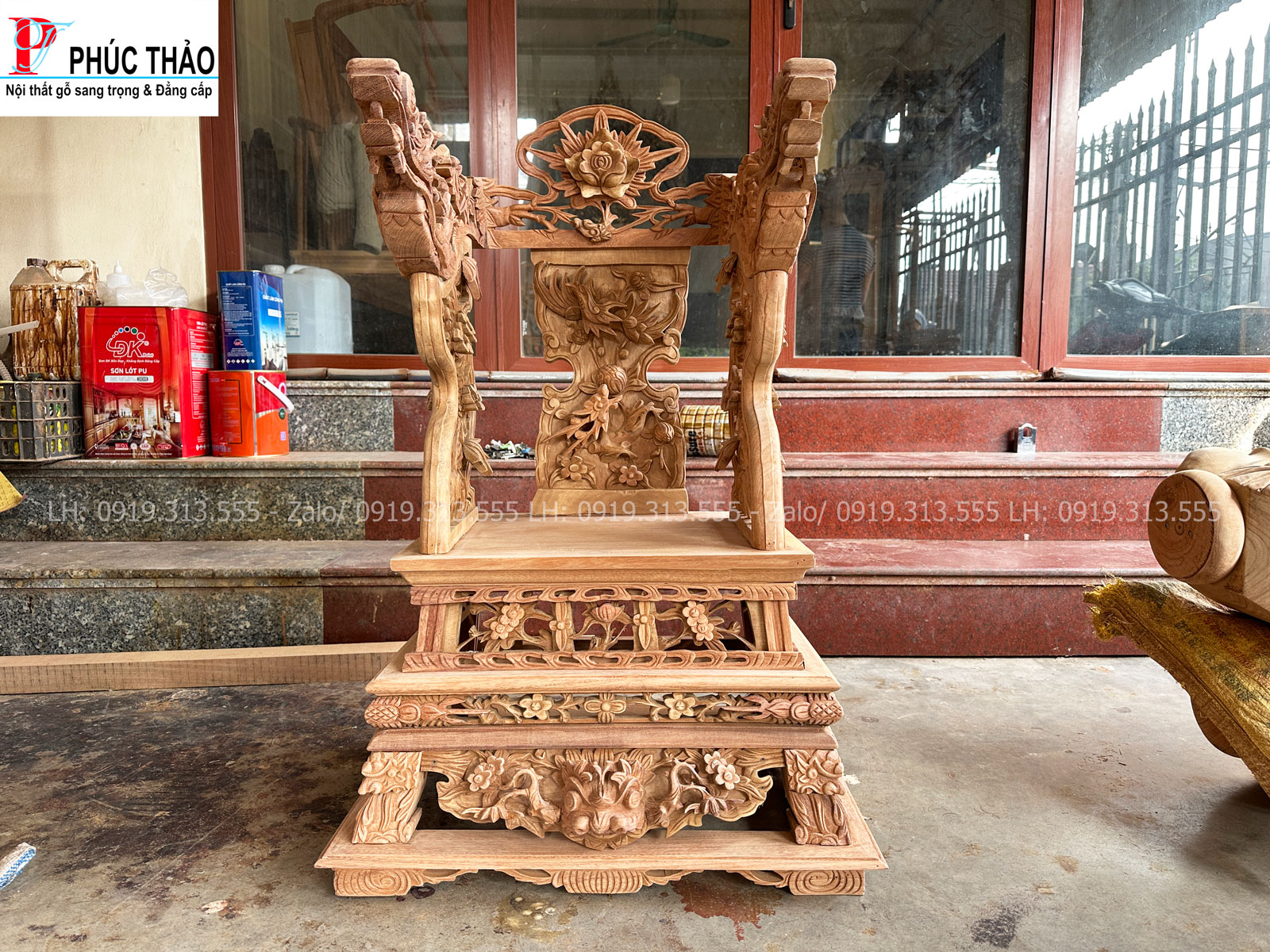 ngai thờ gỗ gõ ngai thờ gỗ gõ