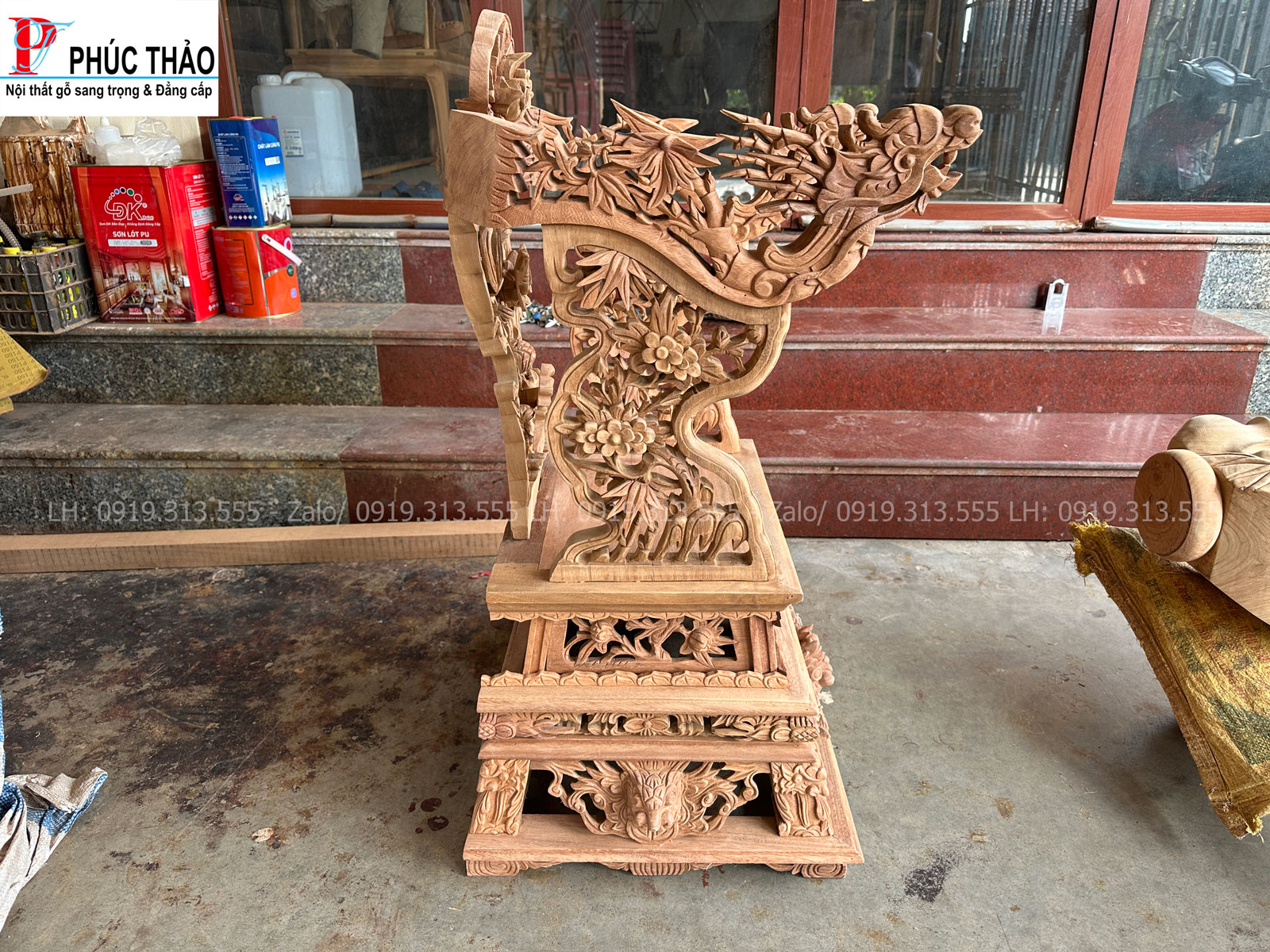 Ngai thờ gỗ biểu tượng của gia phong và cội nguồn Ngai thờ gỗ biểu tượng của gia phong và cội nguồn