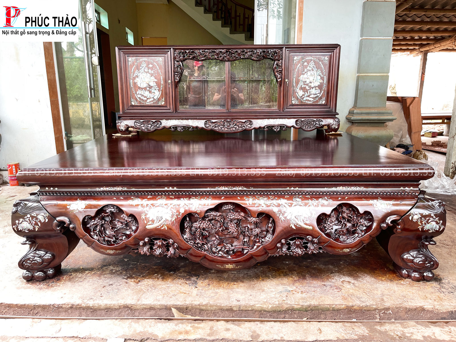 Những yếu tố ảnh hưởng đến giá thành của sập gụ tủ chè