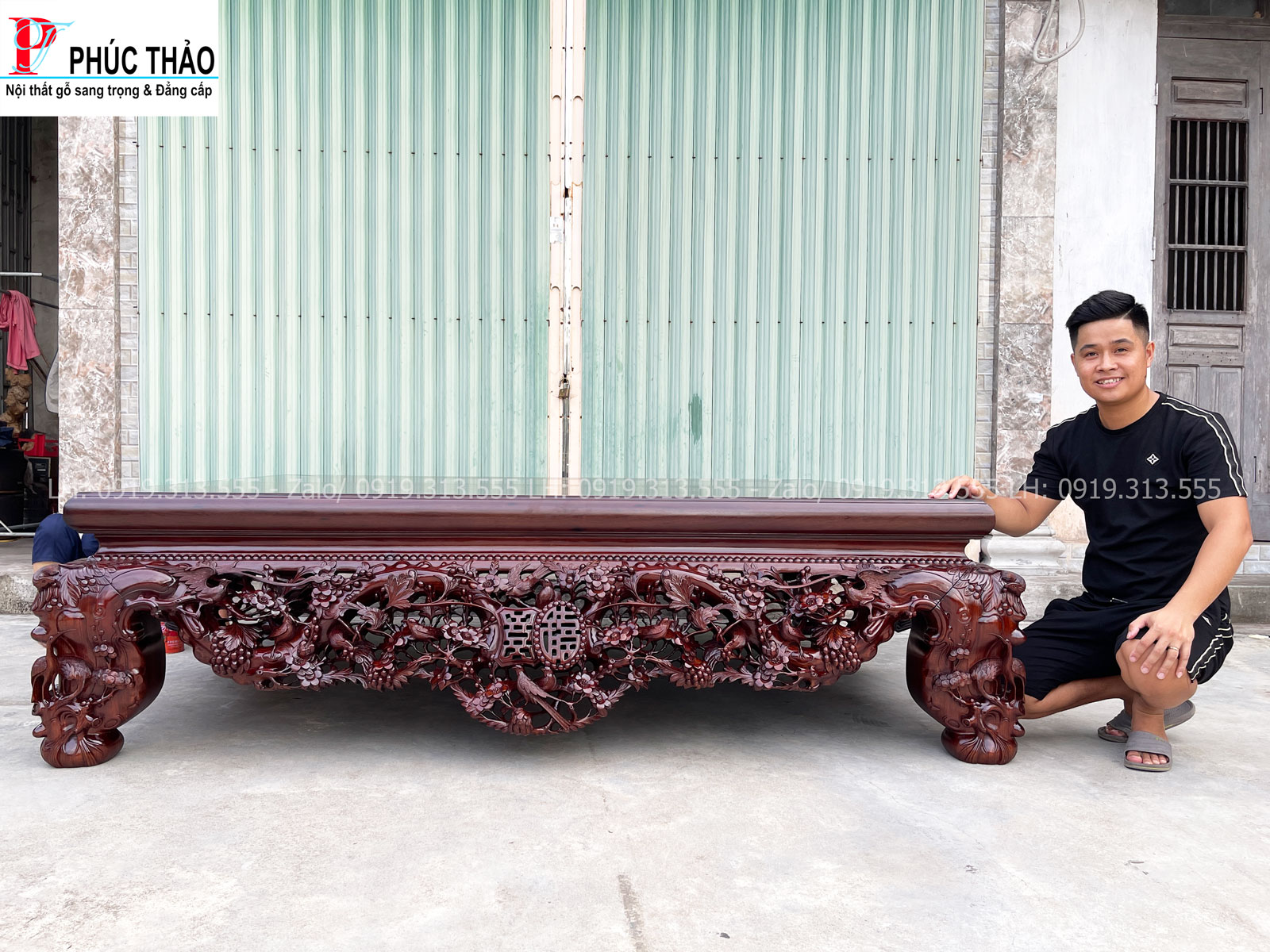 Đồ Gỗ Phúc Thảo nơi chế tác những bộ sập gụ tủ chè đẹp