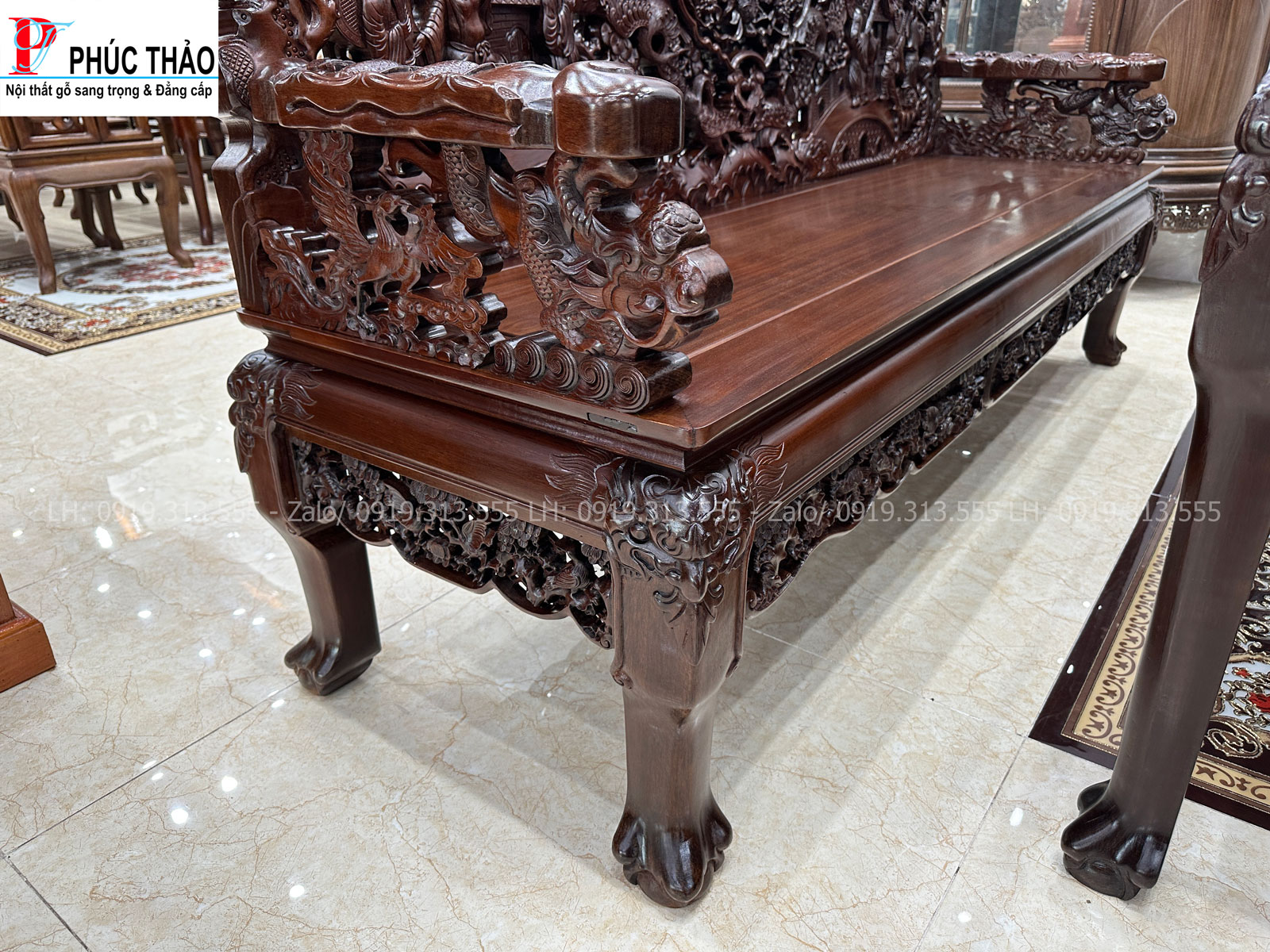 Trường kỷ chạm bát tiên – Gía trị ,tài sản truyền đời