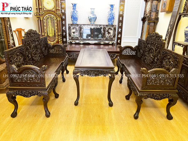 Cấu tạo của dòng bàn ghế trường kỷ gỗ