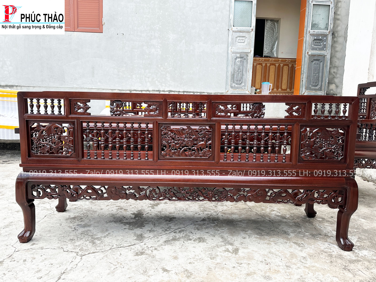 Thông tin kích thước bộ trường kỷ song tiện
