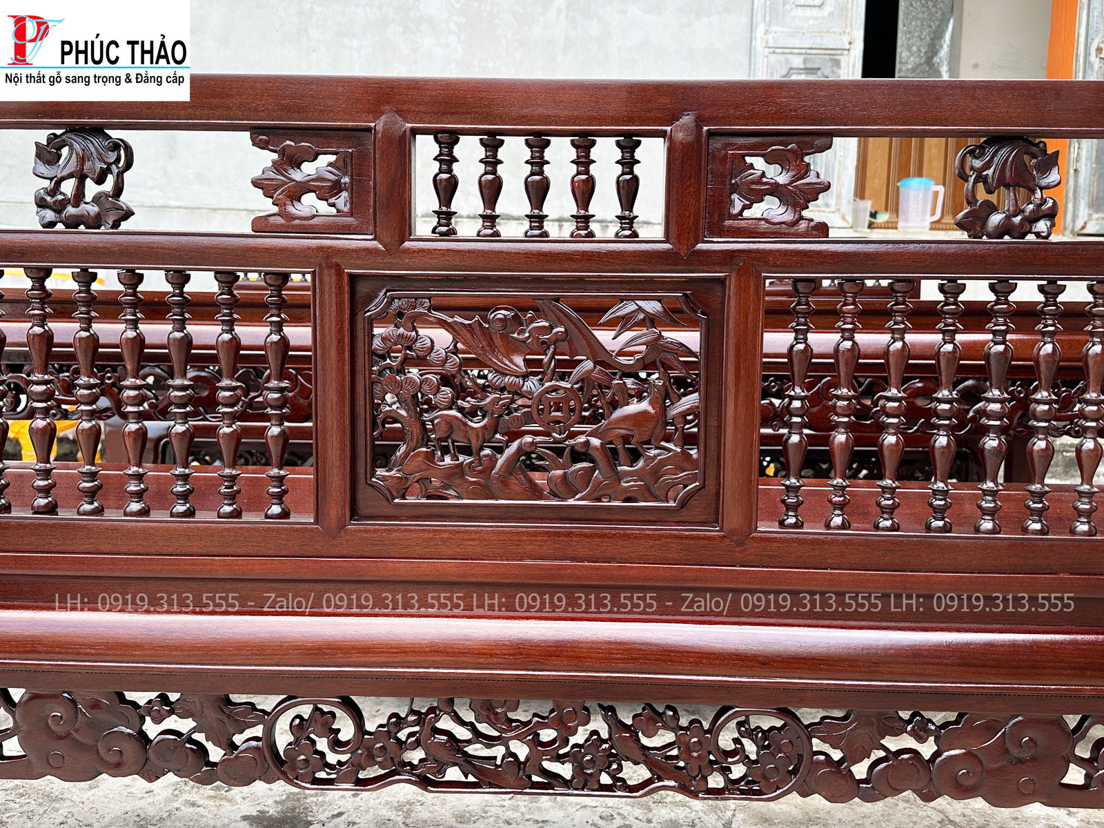 Thông tin kích thước bộ trường kỷ song tiện