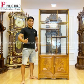 Tủ Bày Đồ Gỗ Gụ - Vẻ Đẹp Trường Tồn