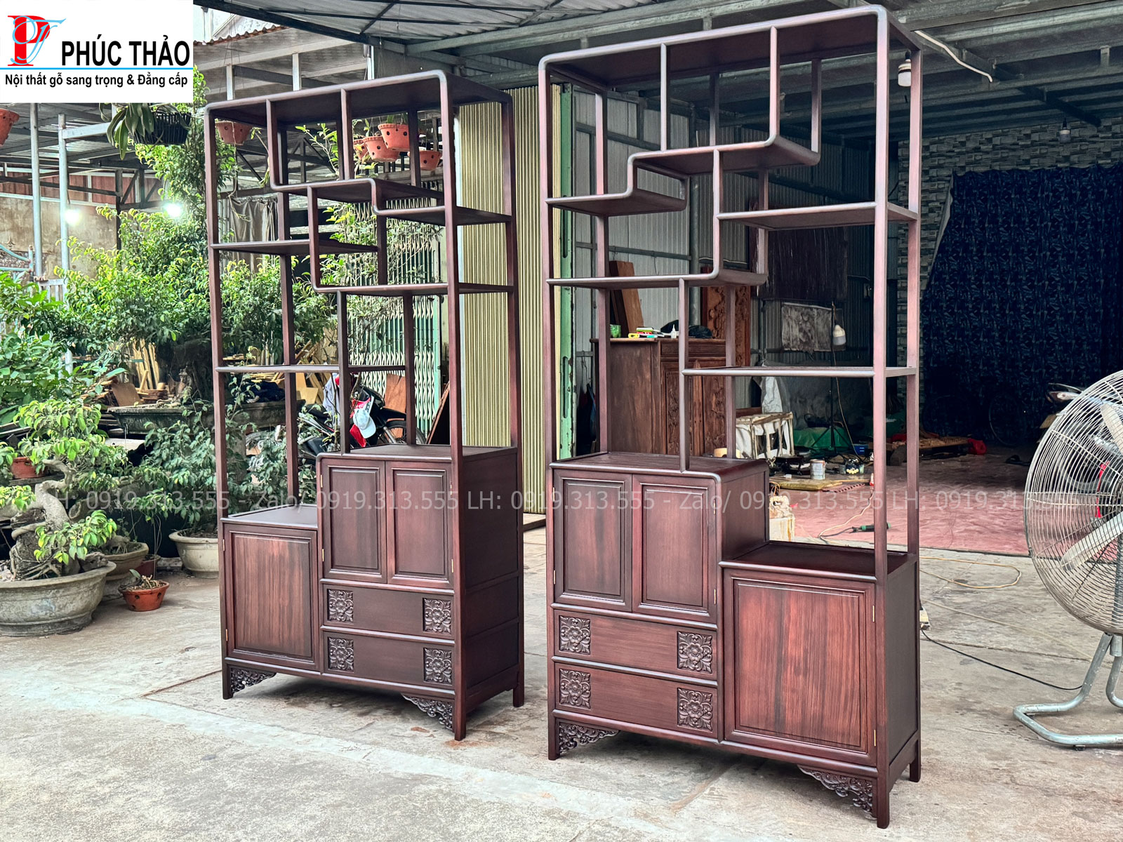 Thông tin kích thước tủ bày đồ gỗ gụ