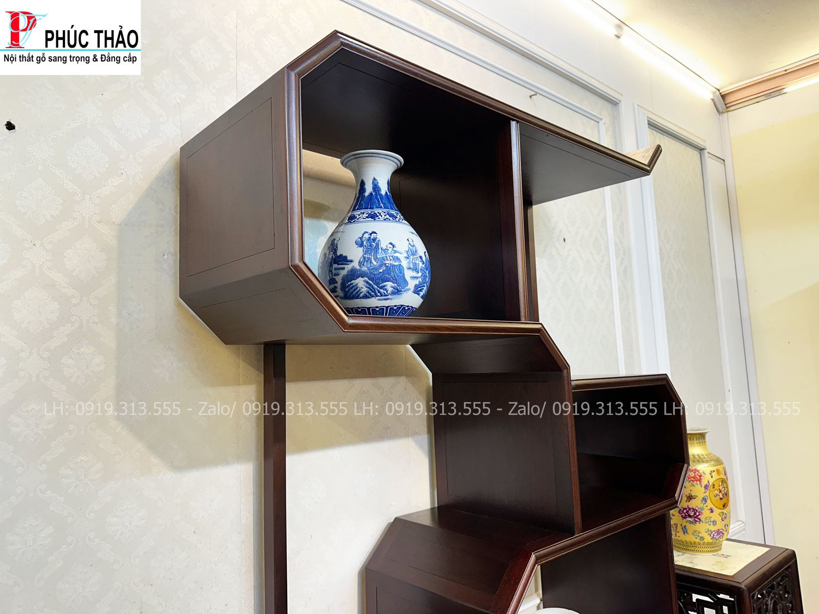 Tủ bày đỗ phong cách Á Đông kiểu dáng độc đáo ,sáng tạo