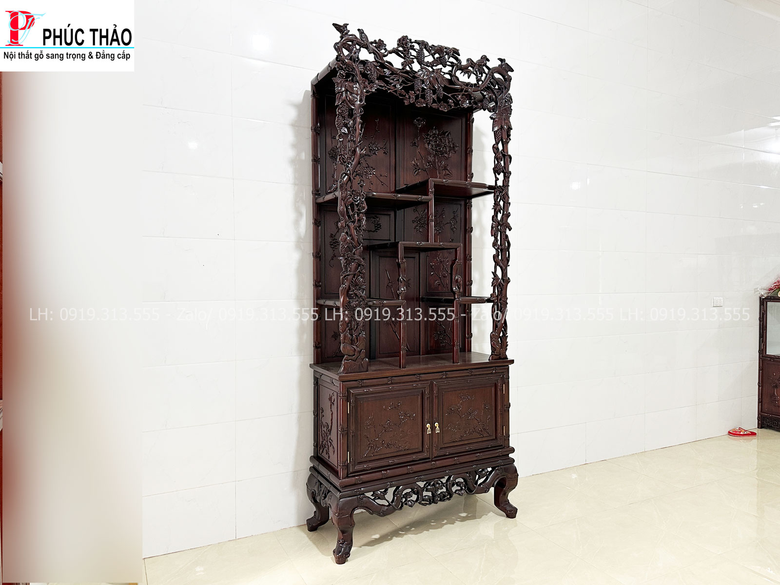 Chất liệu gỗ quyết định đến độ bền ,nét đẹp và giá trị của chiếc tủ bày đồ