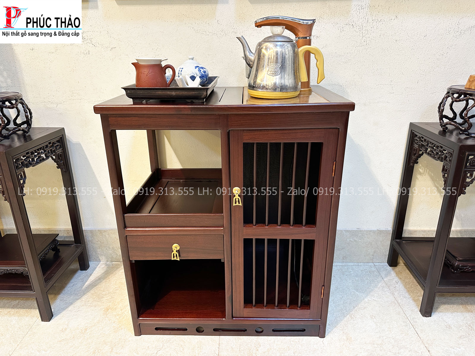 tủ đựng bếp điện phòng trà 