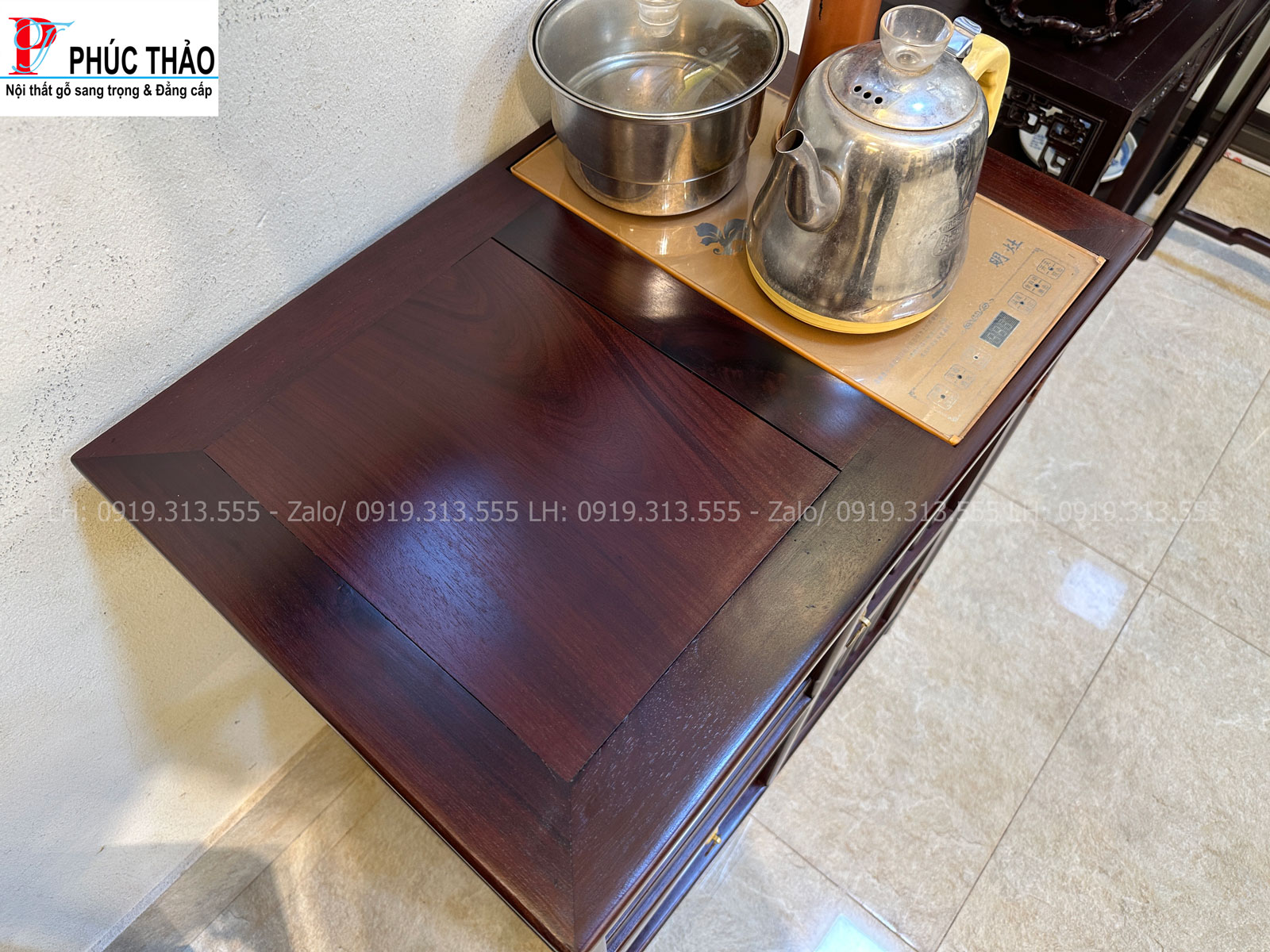 Tối ưu không gian pha trà – gọn gàng, tiện lợi