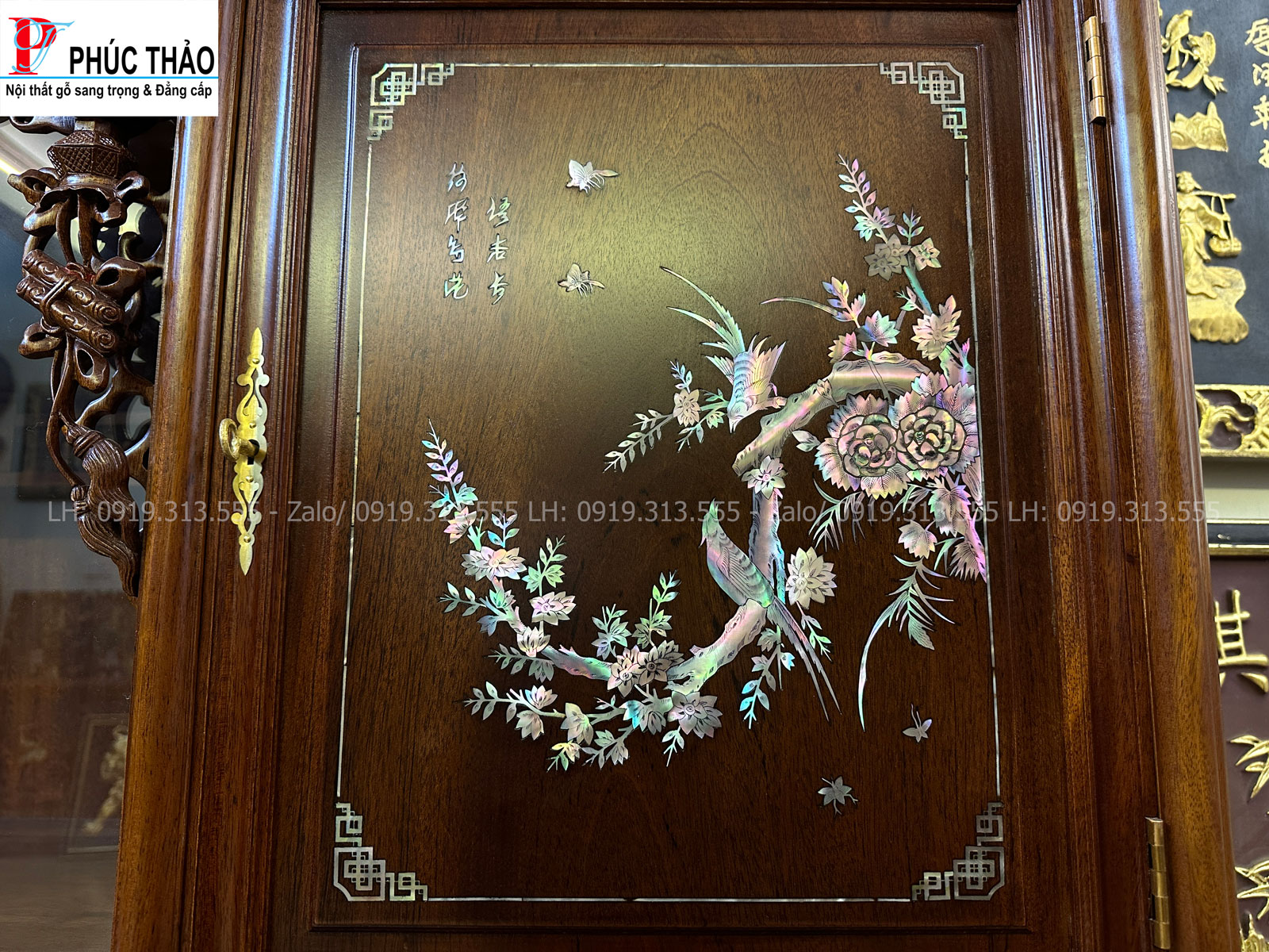 Sập gụ tủ chè – Nội thất cổ truyền sang trọng