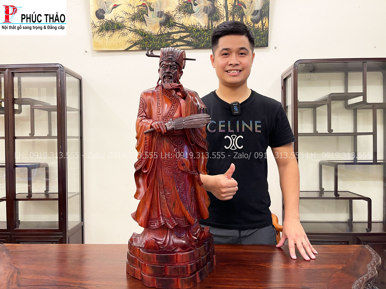 Tượng Gia Cát Lượng ( Khổng Minh ) - Bức tượng mang linh hồn của vị quân sư lừng danh đời Hán